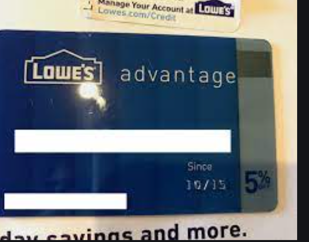 lowe’s advantage credit card